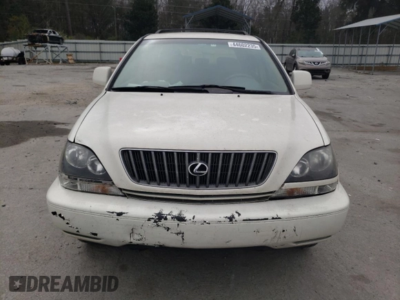 2000 Lexus RX 300 z VIN JT6GF10U3Y0062761, wystawiony jako Copart lot #44602235 z przebiegiem 234 749 mil mil oraz Szkoda całkowita • Salvage title. Historia ofert i sprzedaży dostępna na DreamBid. Obrazek 5.