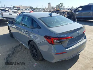2025 Honda Civic Sport with VIN 2HGFE2F51SH557221, listed as a IAAI auction lot 42344477 with 313 mi miles and . Bid and sale history available at DreamBid. Image 3.