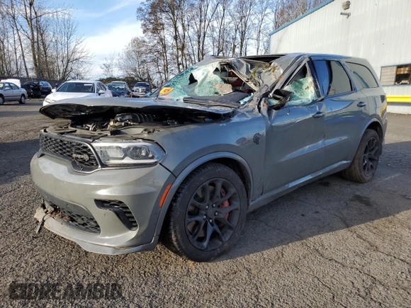 2021 Dodge Durango SRT Hellcat with VIN 1C4SDJH99MC788609, listed as a Copart auction lot 47937025 with Not provided miles and Salvage title. Bid and sale history available at DreamBid. Image 1.