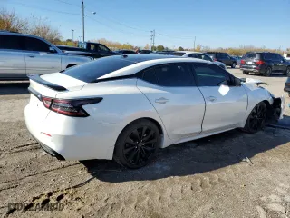 2023 Nissan Maxima SR with VIN 1N4AA6EV1PC503057, listed as a Copart auction lot 78854644 with 10,445 mi miles and Salvage Title. Bid and sale history available at carsss.com. Image 3.