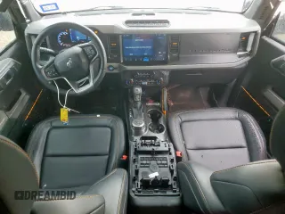 2022 Ford Bronco with VIN 1FMEE5DP7NLB74287, listed as a Copart auction lot 58905275 with 17,326 mi miles and Salvage title. Bid and sale history available at DreamBid. Image 8.