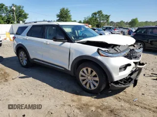2020 Ford Explorer Limited с VIN 1FMSK8FH5LGB48327, выставлен на аукционе Copart как лот 57556275 с пробегом 166 107 миль миль и Списание • Salvage title. История ставок и продаж доступна на DreamBid. Изображение 4.