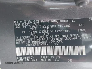2014 Toyota Sienna LE AAS z VIN 5TDKK3DC2ES519967, wystawiony jako IAAI lot #41863397 z przebiegiem 124 130 mil mil oraz . Historia ofert i sprzedaży dostępna na DreamBid. Obrazek 9.