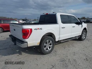 2021 Ford F-150 XL with VIN 1FTEW1EP8MKE37660, listed as a IAAI auction lot 41724059 with 45,596 mi miles. Bid and sale history available at carsss.com. Image 4.