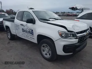 2022 Chevrolet Colorado 2WD Work Truck z VIN 1GCHSBEA8N1264935, wystawiony jako IAAI lot #41300214 z przebiegiem 37 997 mil mil oraz . Historia ofert i sprzedaży dostępna na DreamBid. Obrazek 1.