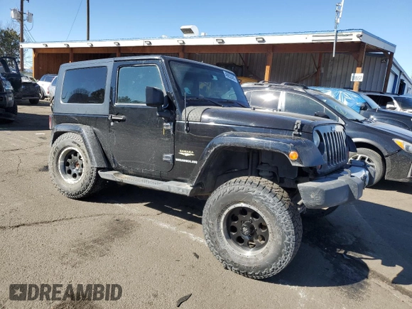 2008 Jeep Wrangler Sahara with VIN 1J4FA54108L625297, listed as a Copart auction lot 46832405 with 144,848 mi miles and Salvage title. Bid and sale history available at DreamBid. Image 4.