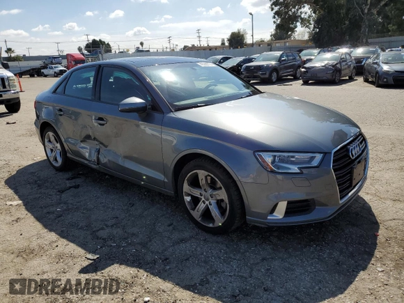2017 Audi A3 Sedan Premium with VIN WAUAUGFF6H1038767, listed as a Copart auction lot 46280774 with 49,791 mi miles. Bid and sale history available at carsss.com. Image 4.