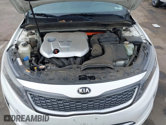 2016 Kia Optima Hybrid with VIN KNAGM4AD2G5094596, listed as a IAAI auction lot 41826923 with 146,240 mi miles. Bid and sale history available at carsss.com. Image 10.