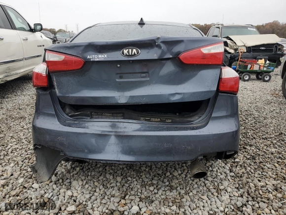 2016 Kia Forte EX with VIN KNAFX4A81G5527525, listed as a Copart auction lot 83224694 with 0 mi miles and Clean Title. Bid and sale history available at carsss.com. Image 6.