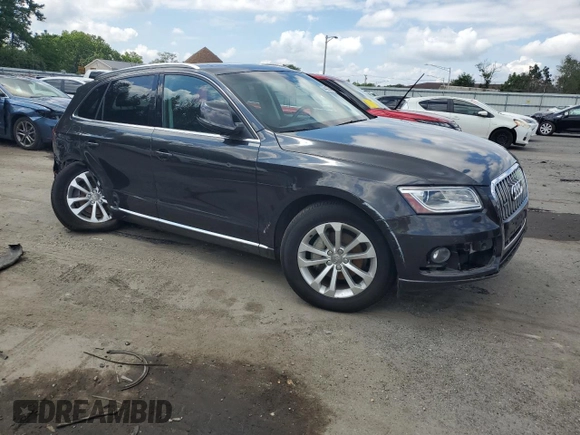 2014 Audi Q5 Premium Plus with VIN WA1LFAFPXEA077217, listed as a Copart auction lot 64427965 with 102,452 mi miles and Salvage title. Bid and sale history available at DreamBid. Image 4.