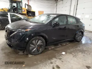 2024 Nissan ARIYA Evolve+ with VIN JN1DF0BB0RM742549, listed as a Copart auction lot 50124565 with 9,227 mi miles and Salvage title. Bid and sale history available at DreamBid. Image 1.