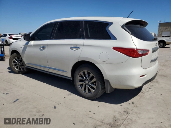 2014 Infiniti QX60 с VIN 5N1AL0MNXEC524307, выставлен на аукционе Copart как лот 49542245 с пробегом 147 546 миль миль и Списание • Salvage title. История ставок и продаж доступна на DreamBid. Изображение 2.