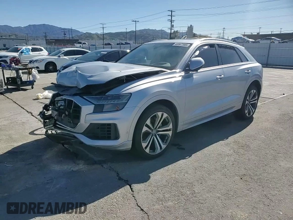 2019 Audi Q8 Prestige with VIN WA1CVAF1XKD026566, listed as a Copart auction lot 48567395 with 49,038 mi miles and Salvage title. Bid and sale history available at DreamBid. Image 11.