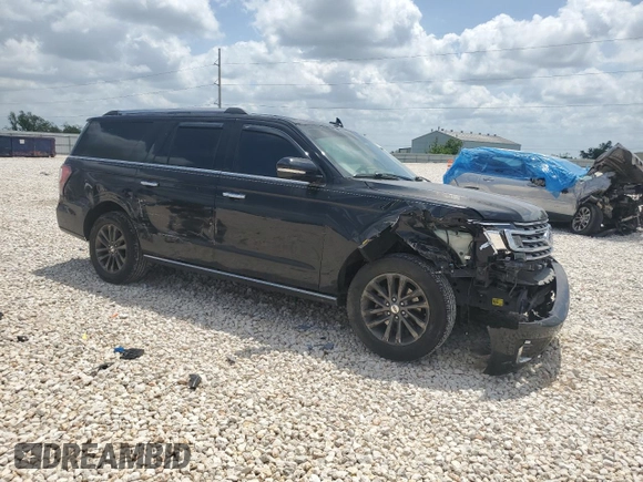 2019 Ford Expedition Max Limited with VIN 1FMJK1KT7KEA42968, listed as a Copart auction lot 54126135 with 110,910 mi miles and Salvage title. Bid and sale history available at DreamBid. Image 4.
