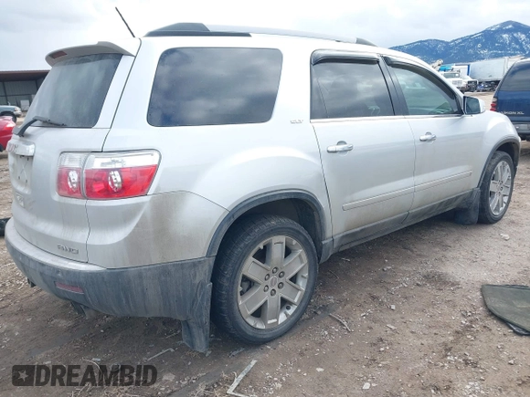 2010 GMC Acadia SLT2 with VIN 1GKLVNED0AJ164842, listed as a IAAI auction lot 41746075 with 186,567 mi miles and . Bid and sale history available at DreamBid. Image 4.