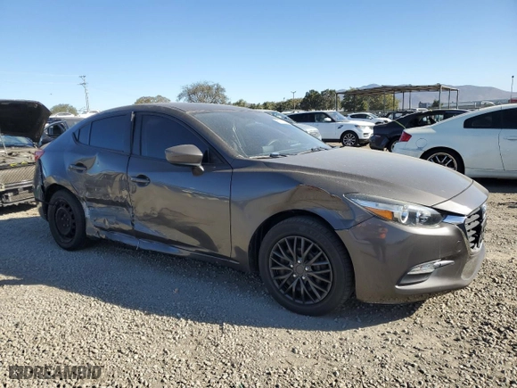 2017 Mazda Mazda3 4-Door Sport with VIN 3MZBN1U72HM100856, listed as a Copart auction lot 88913585 with 92,169 mi miles and Salvage Title. Bid and sale history available at carsss.com. Image 4.