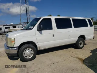 2008 Ford Econoline Passenger XL with VIN 1FBSS31L88DB31294, listed as a Copart auction lot 79436274 with 110,686 mi miles and Salvage Title. Bid and sale history available at DreamBid. Image 1.