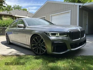 2020 BMW 7 Series 750i xDrive with VIN WBA7U2C05LGJ59633, listed as a Copart auction lot 59625975 with 73,471 mi miles and Clean title. Bid and sale history available at DreamBid. Image 1.