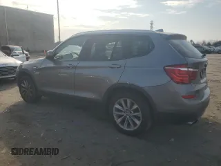2017 BMW X3 xDrive28i with VIN 5UXWX9C58H0T06410, listed as a Copart auction lot 49134075 with 108,456 mi miles and Clean Title. Bid and sale history available at DreamBid. Image 2.