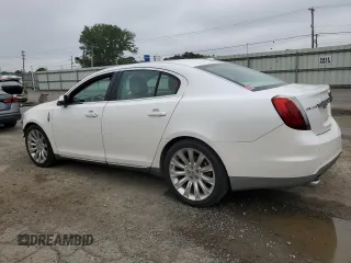 2010 Lincoln MKS with VIN 1LNHL9DR5AG615350, listed as a Copart auction lot 53048495 with 217,863 mi miles and Salvage Title. Bid and sale history available at DreamBid. Image 2.