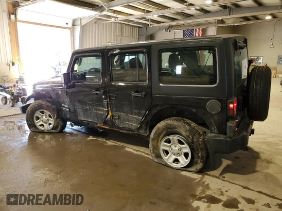 2018 Jeep Wrangler Unlimited Sport S with VIN 1C4BJWDG6JL846777, listed as a Copart auction lot 42458405 with 27,024 mi miles and Salvage Title. Bid and sale history available at DreamBid. Image 2.