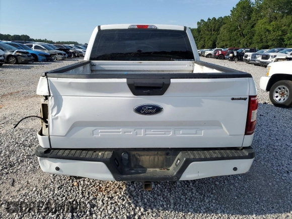 2020 Ford F-150 XL with VIN 1FTEW1CB4LKD41983, listed as a Copart auction lot 57474095 with 128,360 mi miles and Salvage title. Bid and sale history available at DreamBid. Image 6.