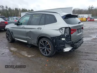 2020 BMW X3 M with VIN 5YMTS0C02L9B29984, listed as a IAAI auction lot 41655102 with 38,878 mi miles. Bid and sale history available at carsss.com. Image 3.