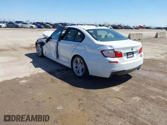 2013 BMW 5 Series 550i with VIN WBAFR9C5XDDX79916, listed as a IAAI auction lot 41776449 with 126,506 mi miles and . Bid and sale history available at carsss.com. Image 3.