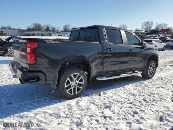 2019 Chevrolet Silverado 1500 LT Trail Boss with VIN 1GCPYFED0KZ409197, listed as a Copart auction lot 45756795 with 82,038 mi miles and Salvage Title. Bid and sale history available at carsss.com. Image 3.