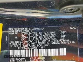 2010 Lexus RX 450h z VIN JTJBC1BA3A2006003, wystawiony jako Copart lot #64174005 z przebiegiem 201 286 mil mil oraz Szkoda całkowita • Salvage title. Historia ofert i sprzedaży dostępna na DreamBid. Obrazek 13.