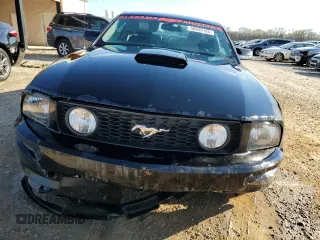 2007 Ford Mustang GT Deluxe with VIN 1ZVFT82HX75245627, listed as a Copart auction lot 50829185 with 46,175 mi miles and Salvage Title. Bid and sale history available at carsss.com. Image 5.
