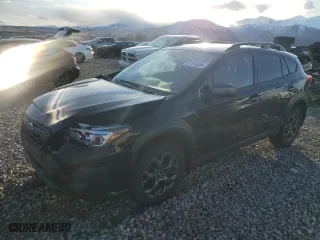 2021 Subaru Crosstrek Sport with VIN JF2GTHRC4MH659662, listed as a Copart auction lot 87019384 with 28,527 mi miles and Salvage Title. Bid and sale history available at carsss.com. Image 1.