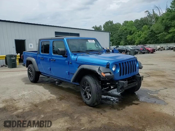 2023 Jeep Gladiator Sport S with VIN 1C6HJTAG3PL593284, listed as a Copart auction lot 57292935 with Not provided miles and Salvage title. Bid and sale history available at DreamBid. Image 14.