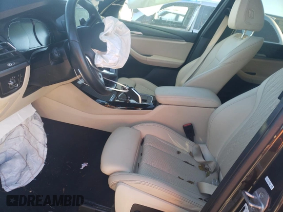 2022 BMW X3 sDrive30i with VIN WBX47DP02NN155639, listed as a Copart auction lot 84399294 with Not Provided miles and Salvage Title. Bid and sale history available at DreamBid. Image 7.