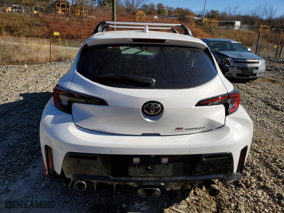 2024 Toyota GR Corolla Core with VIN JTNABAAE1RA010831, listed as a Copart auction lot 77648494 with NaN miles and Salvage Title. Bid and sale history available at carsss.com. Image 6.