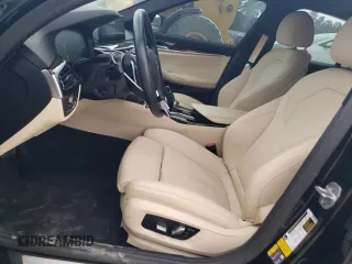 2020 BMW 5 Series 530e with VIN WBAJA9C07LCD65408, listed as a Copart auction lot 55806404 with 17,480 mi miles and Salvage Title. Bid and sale history available at DreamBid. Image 7.