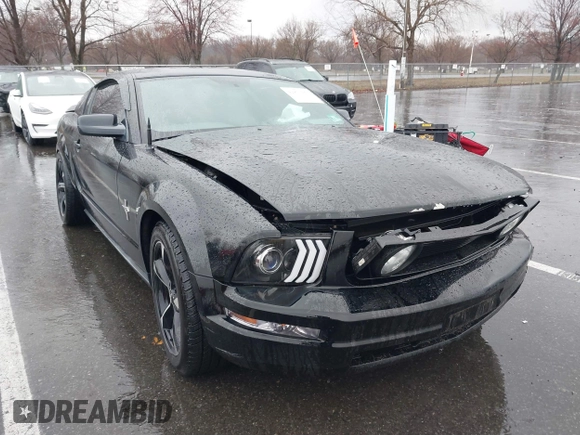 2007 Ford Mustang Deluxe with VIN 1ZVHT80N375320203, listed as a IAAI auction lot 41871055 with 80,891 mi miles. Bid and sale history available at carsss.com. Image 1.