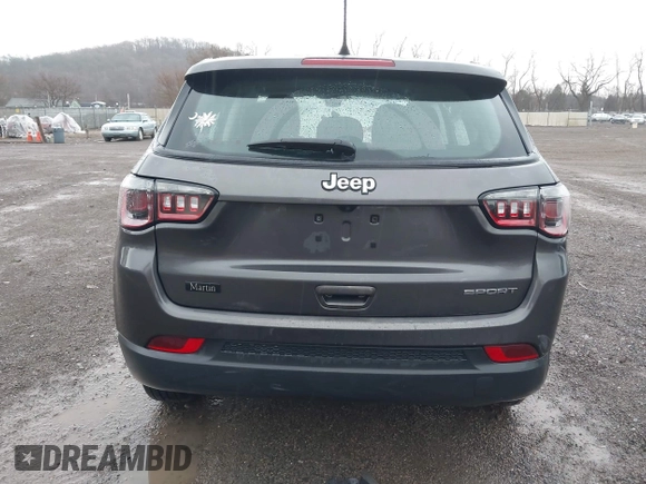 2020 Jeep Compass Sport z VIN 3C4NJCAB4LT253026, wystawiony jako IAAI lot #41897839 z przebiegiem 128 112 mil mil oraz . Historia ofert i sprzedaży dostępna na DreamBid. Obrazek 17.