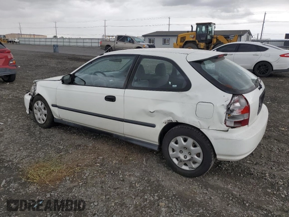 2000 Honda Civic DX z VIN 2HGEJ6440YH100482, wystawiony jako Copart lot #58164305 z przebiegiem 57 818 mil mil oraz Szkoda całkowita • Salvage title. Historia ofert i sprzedaży dostępna na DreamBid. Obrazek 2.
