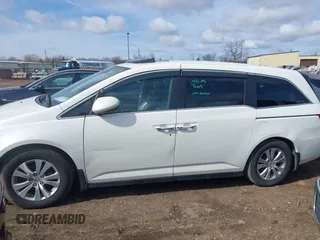 2014 Honda Odyssey EX-L with VIN 5FNRL5H63EB136541, listed as a IAAI auction lot 41866320 with 148,696 mi miles and . Bid and sale history available at DreamBid. Image 15.