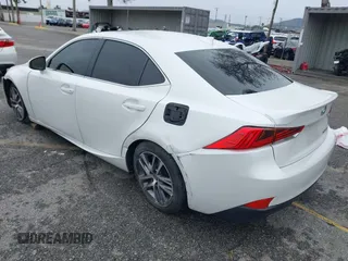 2019 Lexus IS with VIN JTHBA1D25K5093447, listed as a IAAI auction lot 41776912 with 61,761 mi miles. Bid and sale history available at carsss.com. Image 3.