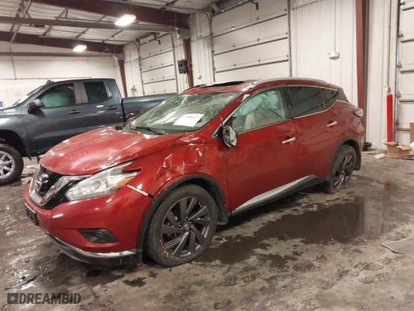 2018 Nissan Murano SL with VIN 5N1AZ2MHXJN154527, listed as a IAAI auction lot 41556427 with 116,935 mi miles. Bid and sale history available at carsss.com. Image 18.