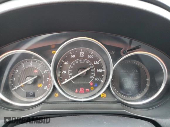 2015 Mazda 6 i Sport with VIN JM1GJ1U62F1176499, listed as a Copart auction lot 55613035 with 114,009 mi miles and Salvage Title. Bid and sale history available at DreamBid. Image 9.