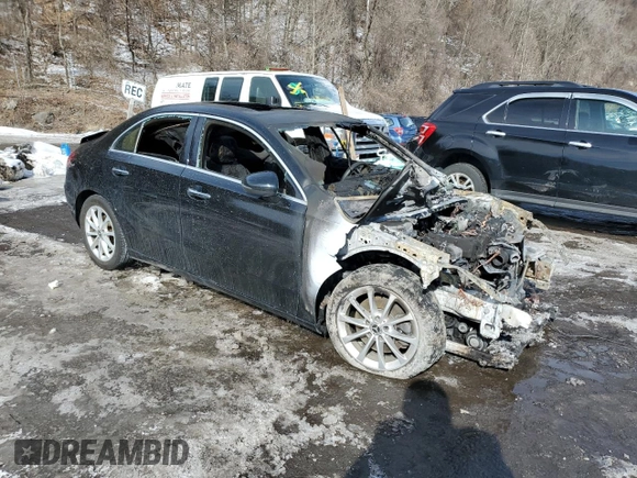2020 Mercedes-Benz A 220 with VIN W1K3G4FB1LW043875, listed as a Copart auction lot 46136345 with Not Provided miles and Non Repairable. Bid and sale history available at DreamBid. Image 4.