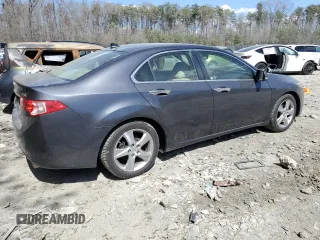 2012 Acura TSX Tech Pkg with VIN JH4CU2F69CC027403, listed as a Copart auction lot 50981715 with 247,233 mi miles and Salvage Title. Bid and sale history available at carsss.com. Image 3.