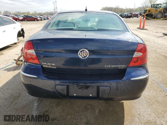 2008 Buick LaCrosse CX with VIN 2G4WC582281366767, listed as a Copart auction lot 52225975 with 173,101 mi miles and Salvage Title. Bid and sale history available at carsss.com. Image 6.