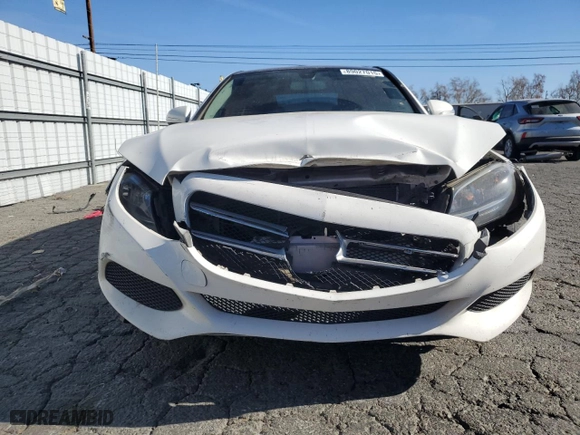 2015 Mercedes-Benz C-Class C 300 with VIN 55SWF4JB3FU058421, listed as a Copart auction lot 89027015 with 166,332 mi miles and Clean Title. Bid and sale history available at carsss.com. Image 5.