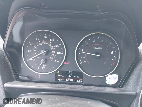2014 BMW 2 Series 228i with VIN WBA1F5C59EV246205, listed as a IAAI auction lot 42219390 with 142,532 mi miles and . Bid and sale history available at DreamBid. Image 7.