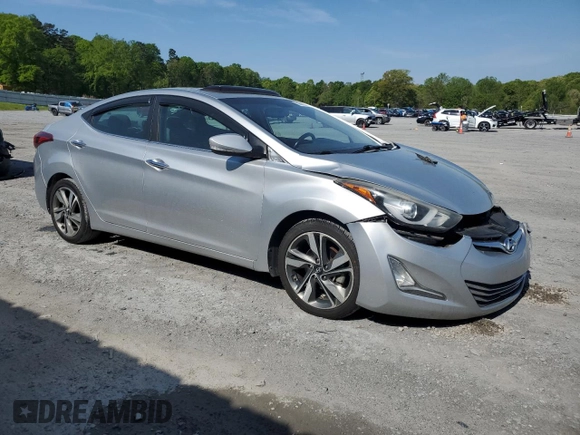 2014 Hyundai Elantra SE with VIN 5NPDH4AEXEH500138, listed as a Copart auction lot 52963765 with 147,466 mi miles and Salvage Title. Bid and sale history available at DreamBid. Image 4.