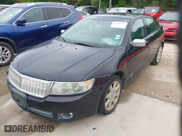 2007 Lincoln MKZ with VIN 3LNHM26T57R609904, listed as a IAAI auction lot 42118327 with 85,415 mi miles. Bid and sale history available at carsss.com. Image 2.